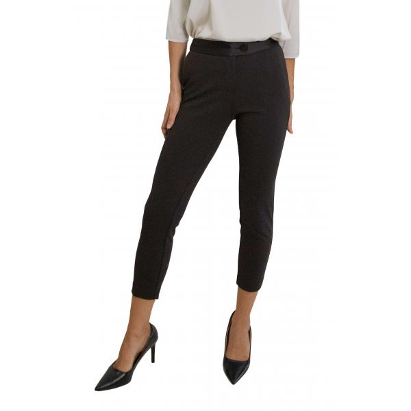 Pantaloni sartoriali linea affusolata con dettagli Imperial